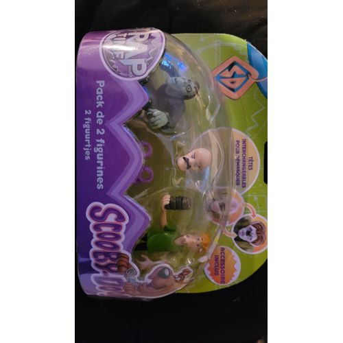 Jeu / Jouet / Scooby Doo /Trap Time / Pack De 2 Figurines Avec Tetes Interchangeables / Accessoires Inclus / Lansay - Lansay