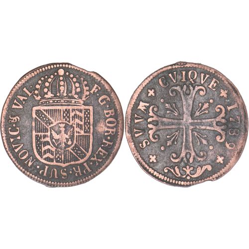 Suisse - Canton De Neuchatel - 1789 - 1/2 Batzen - Frederic-Guillaume Ii De Prusse - Km.47 - 12-092