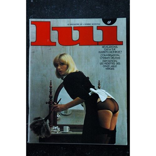Lui 142 Novembre 1975 Interview Jacques Chaban-Delams Bmw 320 Pin-Up Aslan