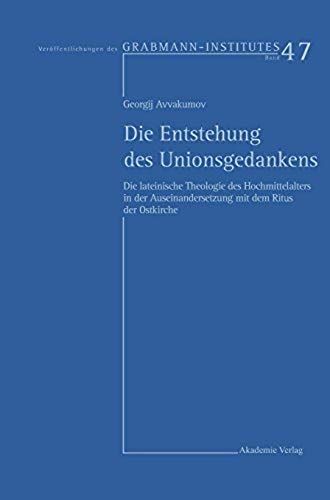 Die Entstehung Des Unionsgedankens