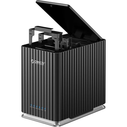 Usb C Boîtier À 5 Baies Pour Disques Durs Avec Adaptateur Secteur 12V/10A,. 110 To Pour La Gestion Des Données Personnelles - 9758C3