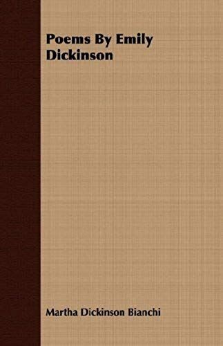Poems By Emily Dickinson