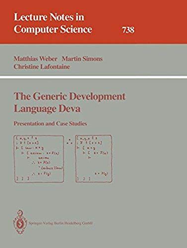 The Generic Development Language Deva