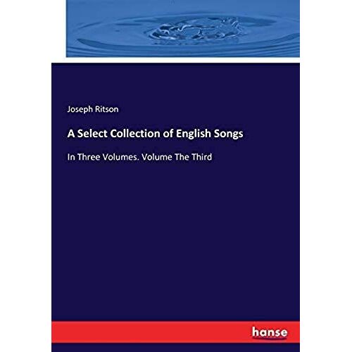 A Select Collection Of English Songs