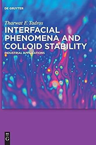 Interfacial Phenomena And Colloid Stability
