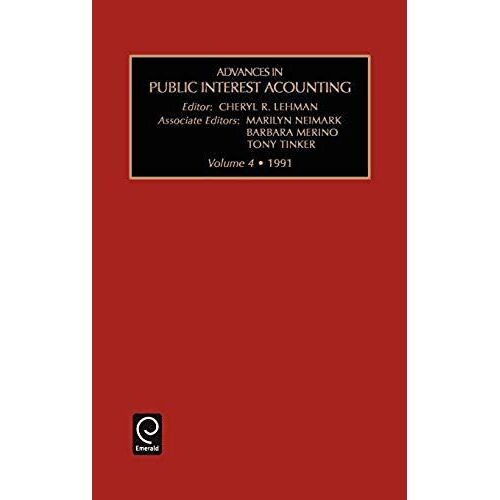 Advances In Public Interest Accounting