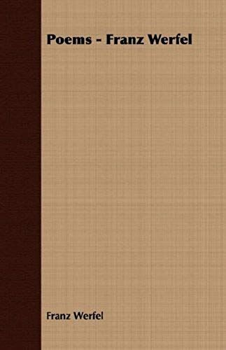 Poems - Franz Werfel