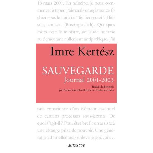 Sauvegarde