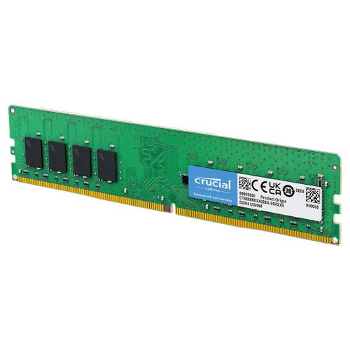 Mémoire RAM Crucial 8 Go DDR4 3200 MHz CL22 (2933 MHz ou 2666 MHz) pour serveur et ordinateur de bureau