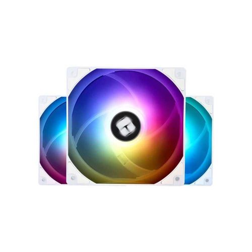 Thermalright - TL-C12CW-S (Blanc) - 3x120mm - Pour boitier PC - Pack de 3