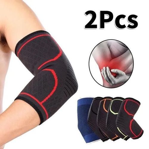 2 X Coudières Compression Support Manchon Traitement Arthrite Entraînements Haltérophilie Réduire