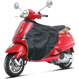 Couvre-Jambe De Scooter Motorcycle Tablier Protecteur De La Jambe Étanche Ruban Réfléchissant Le Vent Noir