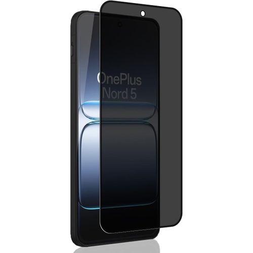 CAUC-Verre Trempé Anti Espion pour OnePlus Nord 5 5G, [1 Pièce] 9H Dureté Anti-Spy Protège Écran, Sans Bulles/HD Protection Écran de Confidentialité pour OnePlus Nord 5 5G