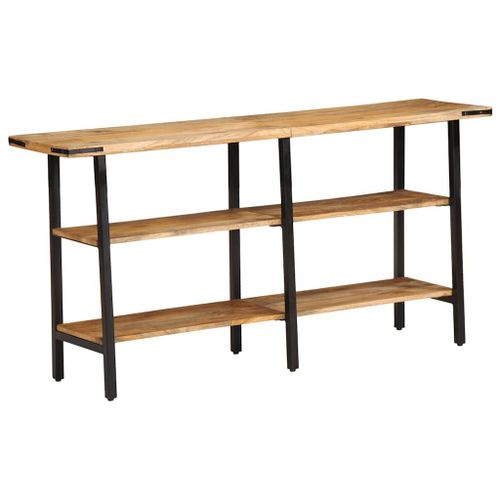 Vidaxl Table Console 140x35x70 Cm Bois De Manguier Massif