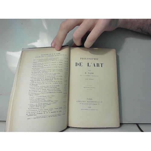 Philosophie De L'art, Tome I