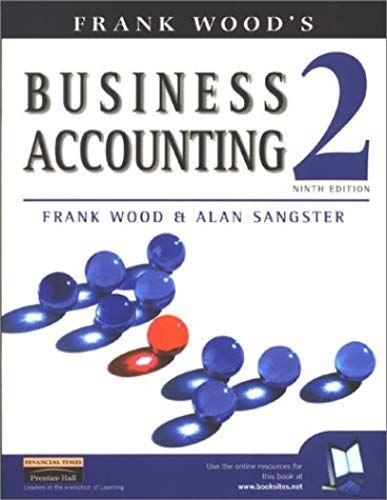 Frank Wood's Business Accounting 2