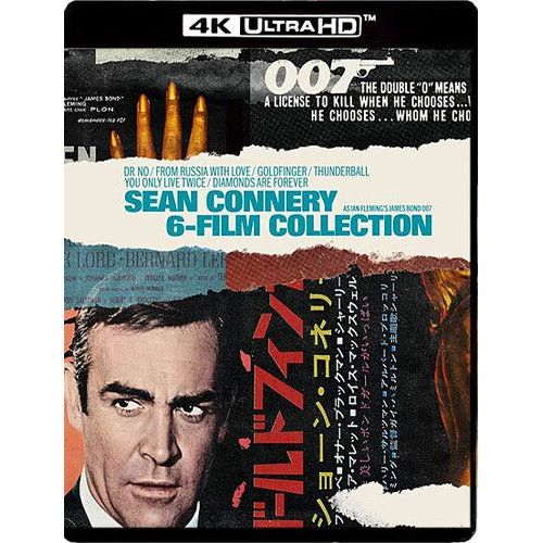 James Bond: Sean Connery 6-Film Collection [Ultra Hd] 4k Mastering, Boxed Set, Digital Copy, Slipsleeve Packaging