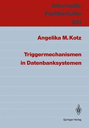 Triggermechanismen In Datenbanksystemen
