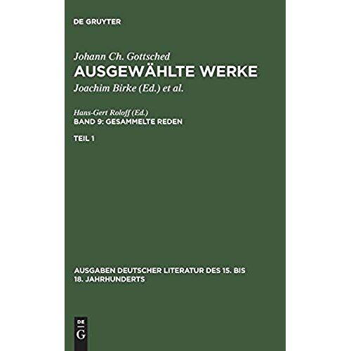 Gesammelte Reden. 1. Teil