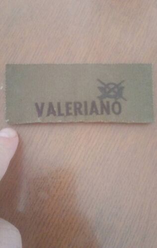 Écusson Valeriano  Armée Italienne ?