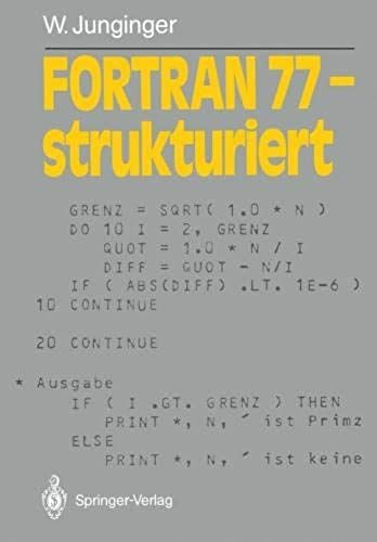 Fortran 77 - Strukturiert