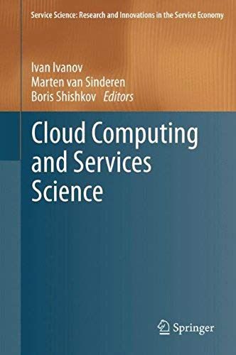 Cloud Computing And Services Science