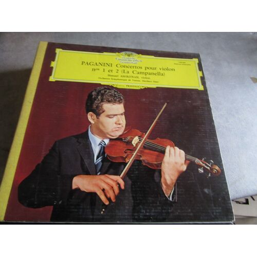 33 Tours Paganini Concertos Pour Violon N° 1 2 La Campanella Shmuel Ashkenasi Heribert Esser Ref Grammophon 13424