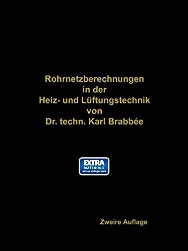 Rohrnetzberechnungen In Der Heiz- Und Lüftungstechnik Auf Einheitlicher Grundlage