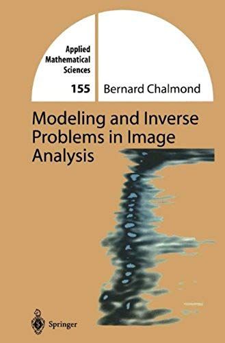 Modeling And Inverse Problems In Imaging Analysis
