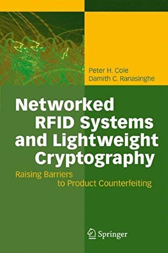 Networked Rfid Systems And Lightweight Cryptography