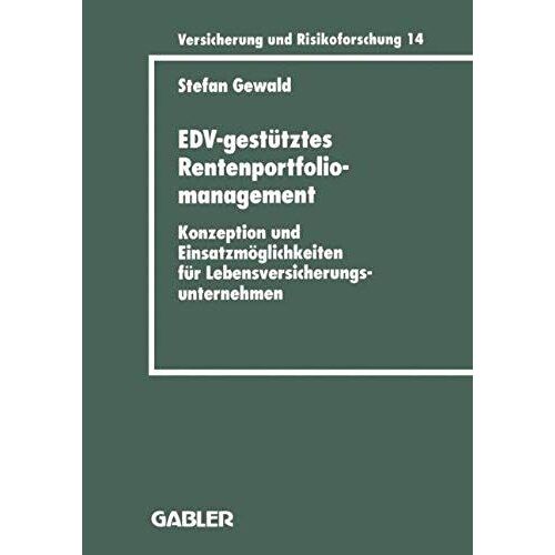 Edv-Gestütztes Rentenportfoliomanagement