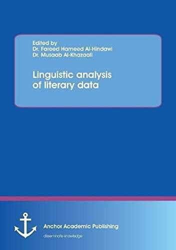 Linguistic Analysis Of Literary Data