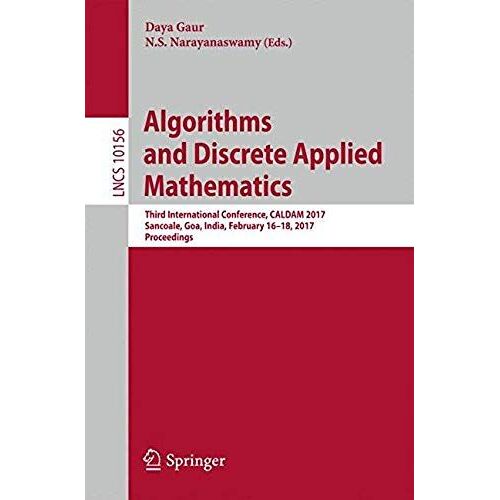 Algorithms And Discrete Applied Mathematics