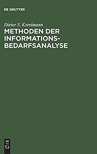Methoden Der Informationsbedarfsanalyse