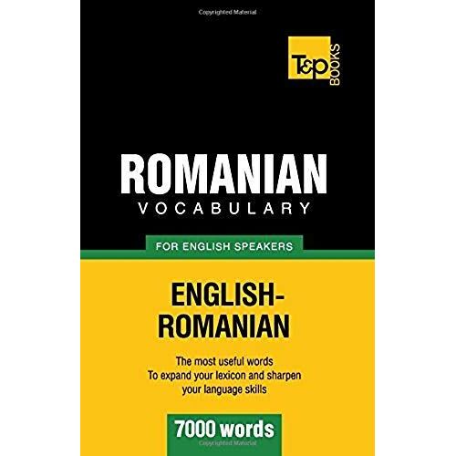 Taranov, A: Romanian Vocabulary For English Speakers - 7000
