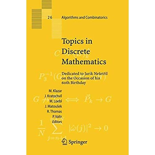 Topics In Discrete Mathematics