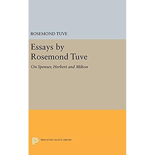 Essays By Rosemond Tuve