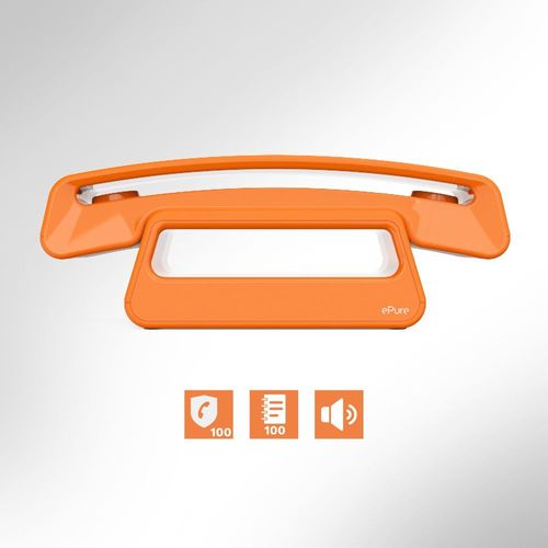 Téléphone sans fil ALCATEL ePure Iconic Orange