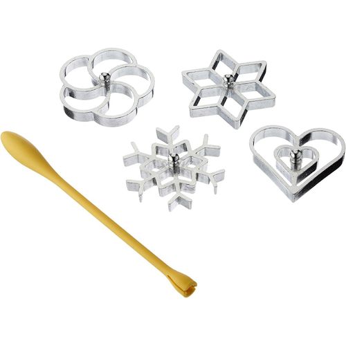 Rosace gaufrier Delicia, Assorties, 4 pièces