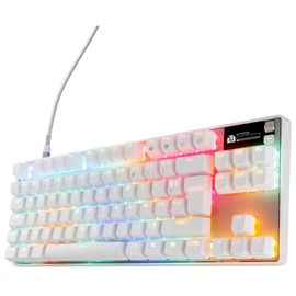 Clavier gamer STEELSERIES Apex Pro TKL Gen 3 FR Blanc