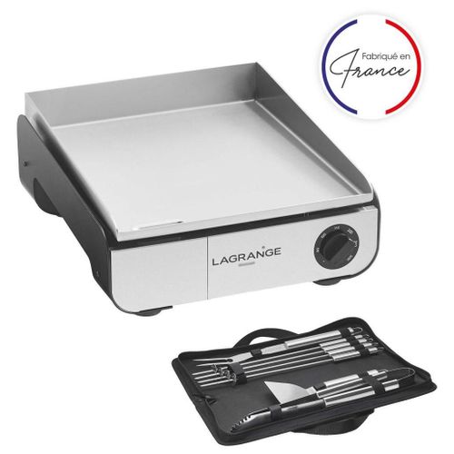 Plancha électrique LAGRANGE Plancha Pro 35S noir + Kit Access 219211