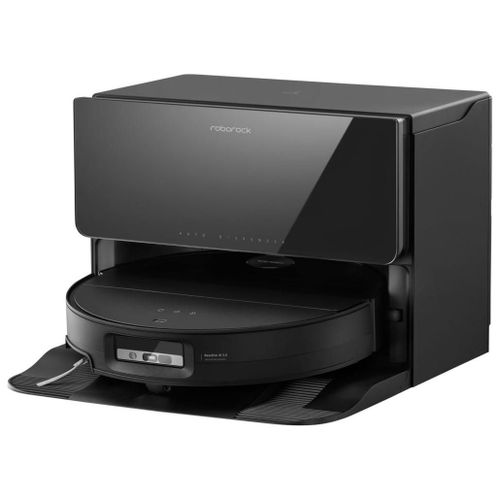 Aspirateur robot Roborock Saros 10 avec raccordement à l'eau