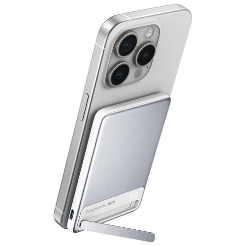 Powerbank Magnétique 5000mah Pour Iphone Magpro Usb-C Ultra Rapide Iniu Blanc