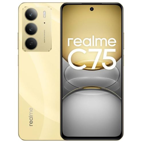 realme C75 17,1 cm (6.72") Double SIM Android 14 4G USB Type-C 8 Go 256 Go 5828 mAh Or