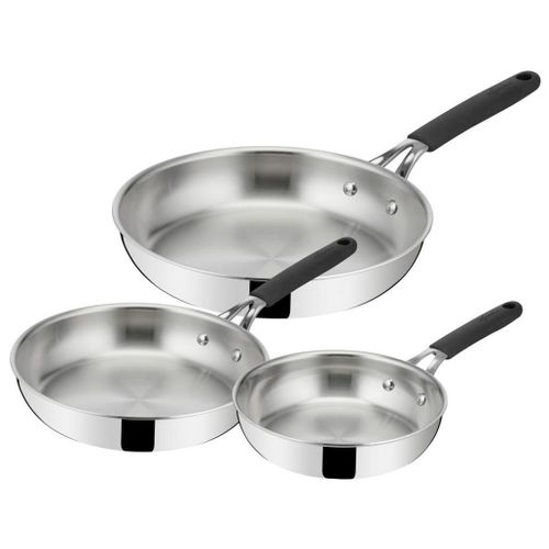 Lagostina Esperta Triply Set 3 Poêles : 20/24/28 Cm