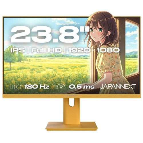 Ecran PC Gamer JAPANNEXT JN IPS238G120F HSP Jaune 24''