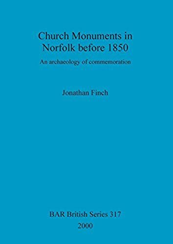 Church Monuments In Norfolk Before 1850