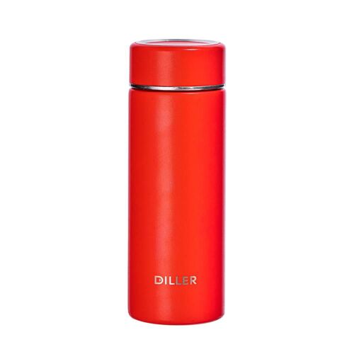 Tasse D'isolation De Temps De Loisirs Avec Capacités 11.15 Oz Sans Bpa 11.15 Capacités D'oz Acier Inoxydable Tasse De Voyage Flasque Thermos - Rouge