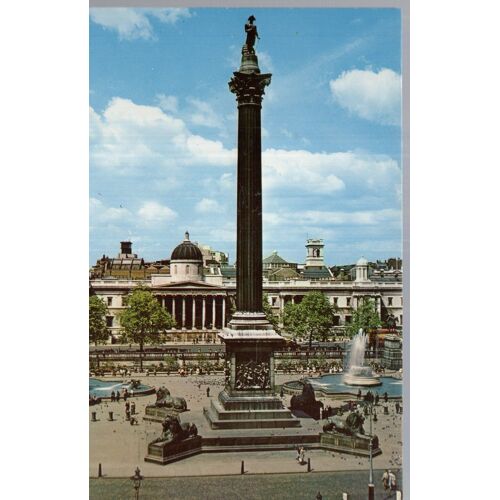 Carte Postale De Londres (Grande Bretagne) Colonne De Nelson, Trafalgar Square
