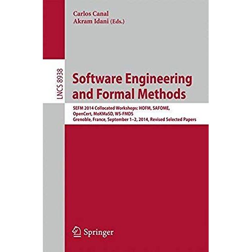 Software Engineering And Formal Methods